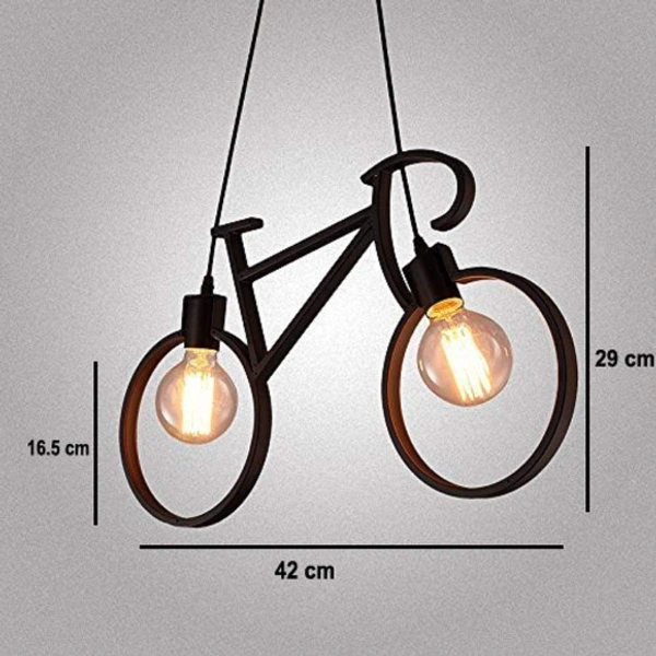 Das/P/Cycle Gen-6004 Hanging Pendant Light And Lamp, Black, Cycle - Cycle, Black, NA